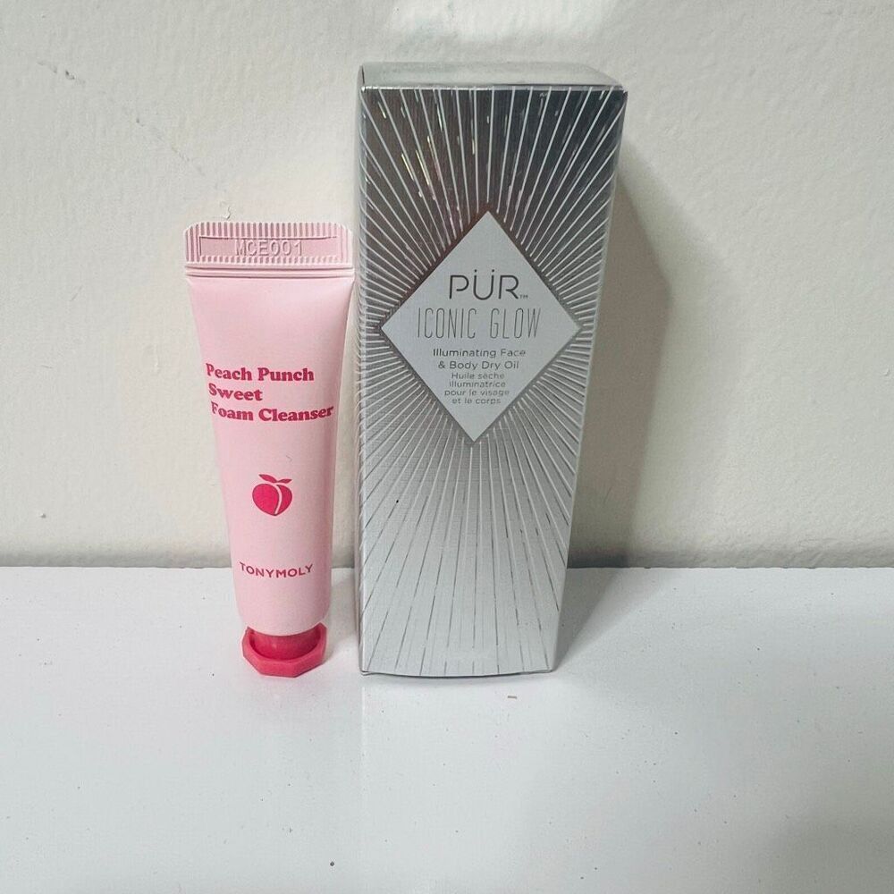 PUR Iconic Glow Illuminating Face and Body Dry Oil  Tonymoly Peach Punch Sweet F